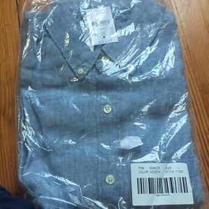 Jcrew chambray shirt- size large